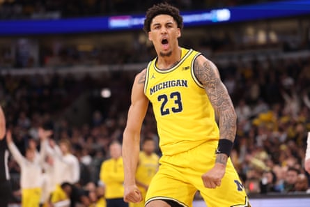 Yaxel Lendeborg has led Michigan to a No 1 seed in the NCAA Tournament.
