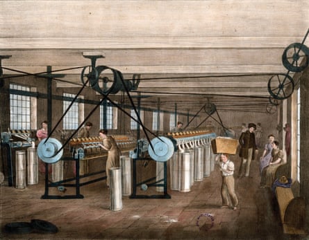 An illustration of a cotton mill