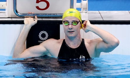 Cate Campbell in the pool