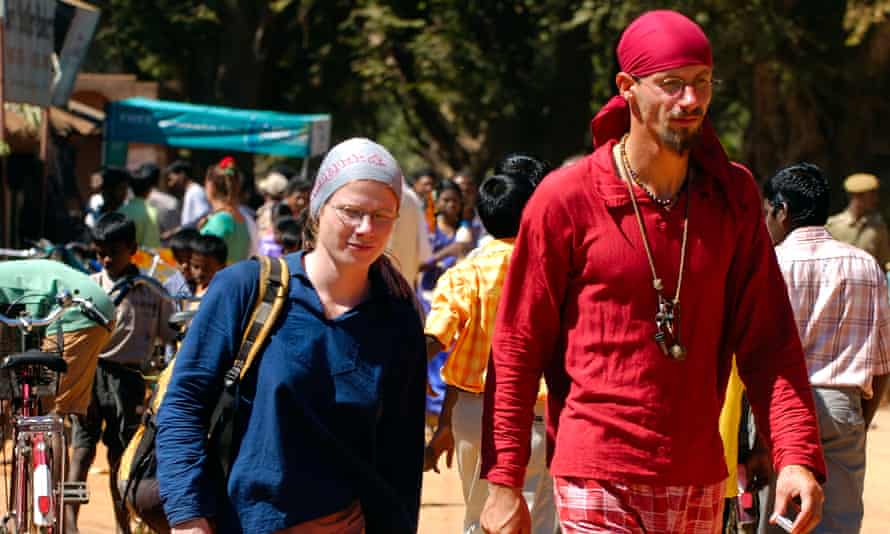 Members of the Auroville settlement