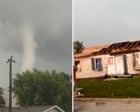 Tornados tear through Illinois – video