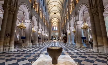 The interior of the cathedral