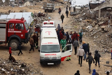 Search and rescue efforts continue after building collapse in Gaza