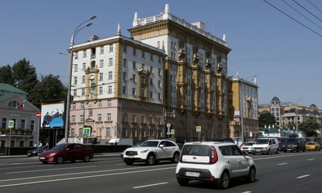 The US embassy in Moscow. The state department official warned that more functions of the embassy, such as sending diplomatic cables, would become difficult without more staff.