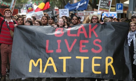 A Melbourne protest in 2019 over the shooting death of Indigenous teenager Kumanjayi Walker