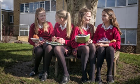 Pupils at the Weald of Kent grammar school in Tonbridge. Approval for the school to build an extension nine miles away in Sevenoaks was given last year.