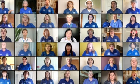 Hull NHS Choir has been running weekly online sessions for members during the coronavirus lockdown.