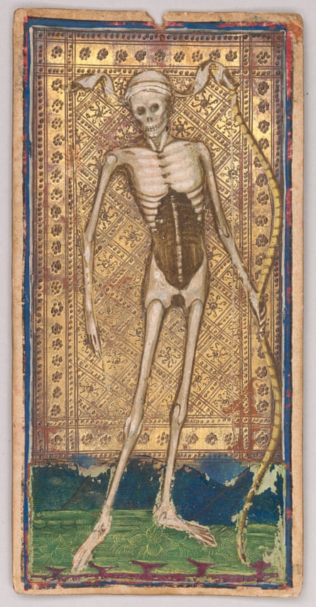 Death (Skeleton), Visconti-Sforza Tarot Cards. Milan, Italy, ca. 1450-1480