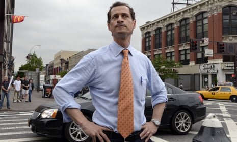 Anthony Weiner, 2013 yılında Harlem'de New York Belediye Başkanı için kampanya yürütüyor