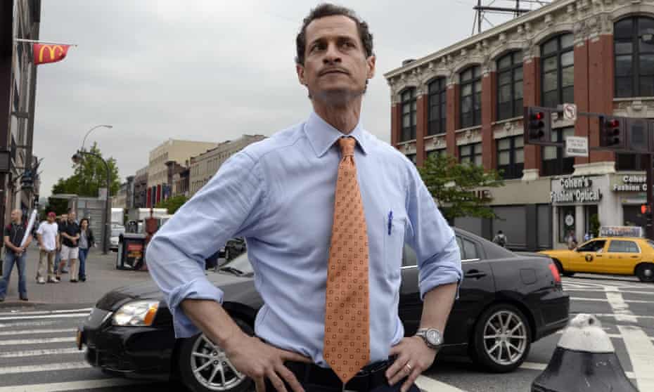 Anthony Weiner campaigning for New York City mayor in Harlem in  2013