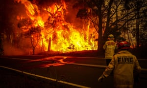 Firefighters were battling more than 200 fires as a heatwave engulfing Australia pushed temperatures in the south into the mid-40s