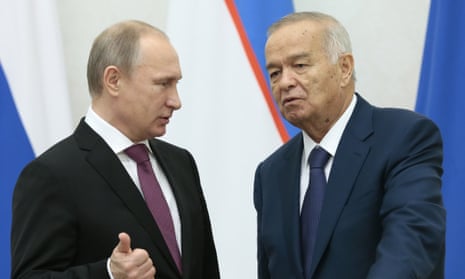 Islam Karimov and Vladimir Putin.