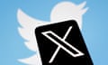 X and twitter logos