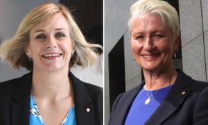 Zali Steggall (left), who is running against Tony Abbott in the federal Sydney seat of Warringah and Dr Kerryn Phelps, who holds the seat of Wentworth in the eastern suburbs.