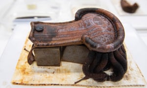 A Royal Navy lieutenant’s epaulette found on HMS Erebus.