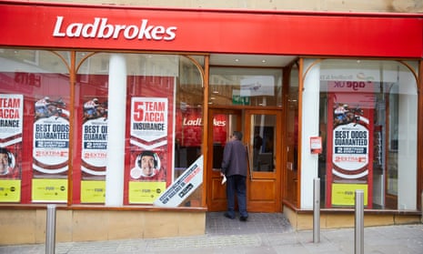 A Ladbrokes betting shop