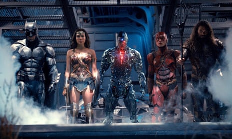 Ready to rumble ... The DC superheroes assemble in Justice League.