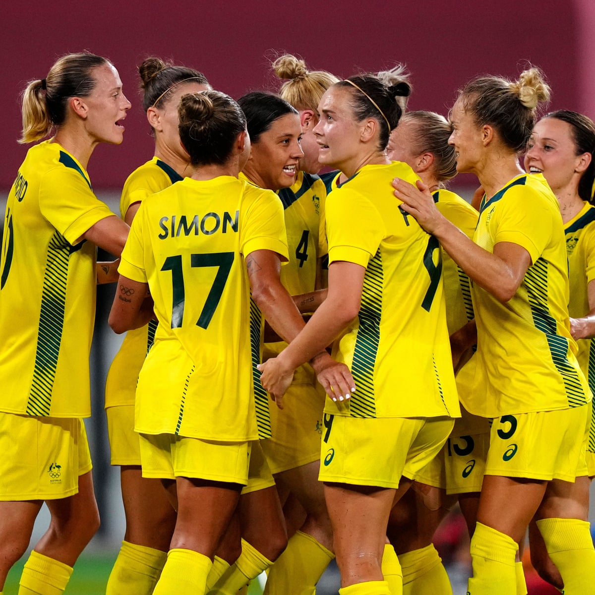 picture Matildas Olympics Team https www theguardian com football 2021 jul 21 sam kerr ignites attack as matildas beat new zealand 2 1 in tokyo olympics opener