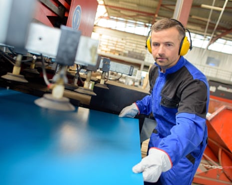 UK factory worker