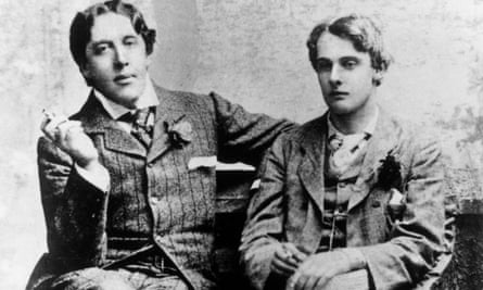 Wilde with Lord Alfred Douglas in Oxford, 1893. Photograph: Getty
