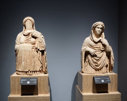 Statues in the National Museum.