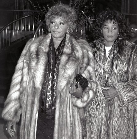 Whitney Houston with her mother, Cissy, in 1989