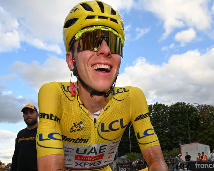 Tadej Pogacar will ride Vuelta a España in bid to complete Grand Tour treble — image supplied by The Guardian Sport's feed