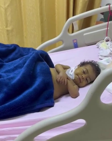 Sadeel Hamdan, 11 months, who needs a liver transplant.