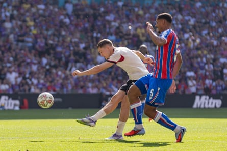 Florian Wirtz in action for Liverpool against Crystal Palace