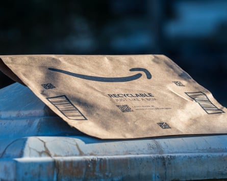An Amazon shipping envelope.