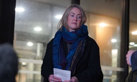 Esther Ghey makes Manchester crown court.