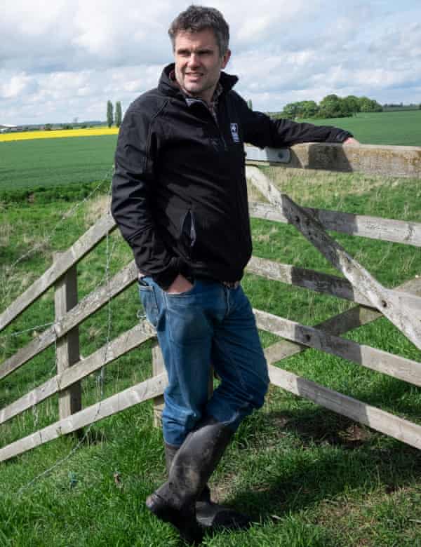 Craig Bennett, chief executive of the Wildlife Trusts, in Lincolnshire.