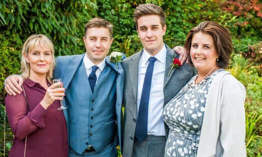 Police were told Michaela Hall was being strangled. Why didn’t they break in? | Domestic violence 3 Left to right Michaela, Peter, Harry and Lisa Hall