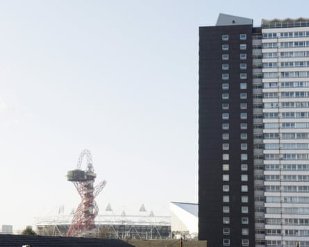 The view to ArcelorMittal Orbit.