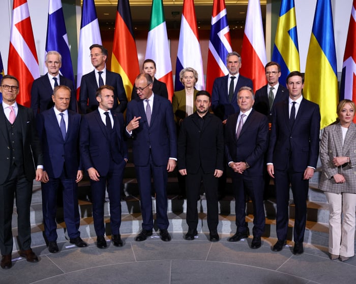 European leaders propose ‘multinational force’ and hail ‘significant progress’ on Ukraine talks – as it happened