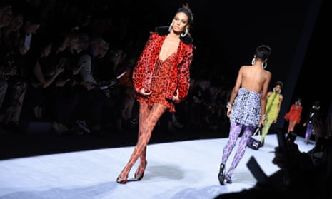 The Tom Ford show at New York fashion week.