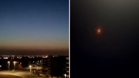 Explosion and lightning in the sky over Isfahan as Israel attacks Iran – Video