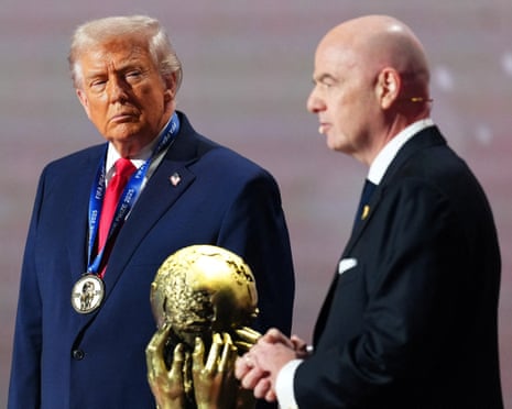 Trump e Incontro di Infantino