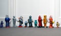 toy robots lined up outside childs bedroom<br>GettyImages-82567354