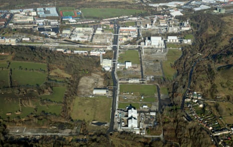 Aerial image of a chemical plant 