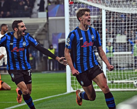 Chelsea's top-eight hopes hit by Atalanta after De Ketelaere seals comeback win | Champions League | The Guardian