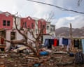 Hurricane aftermath on Virgin Islands\<br\>epa06211932 A handout photo made available by the British Minsirty of Defence (MOD) on 18 September 2017 shows shows what is left of Alvin and Dorothyâs home after being hit by Hurricane IRMA on Tortola, British Virgin Islands, 16 September 2017. Assault Engineers (AEs) from Somerset based 40 Commando Royal Marines were tasked to carry out repairs on a badly damaged house with the goal being for the owners being able to move back in. The house belongs to husband and wife Alvin (72) and Dorothy (59) Nibbs who have been married for nearly 30 years. The two were forced to flee their abode soon after Hurricane Irma hit due to the extent of the damage. The pair who are both in poor health have had no choice but to stay in a nearby shelter. EPA/LPhot Joel Rouse / HANDOUT MANDATORY CREDIT: CROWN COPYRIGHT HANDOUT EDITORIAL USE ONLY/NO SALES