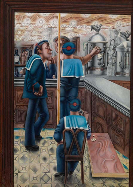 Edward Burra’s Three Sailors at a Bar, 1930.