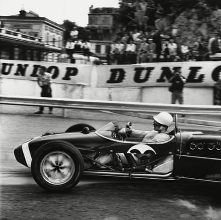 Stirling Moss tackles Station Hairpin in his Rob Walker Lotus 18 Climax on his way to winning the 1961 Monaco Grand Prix.