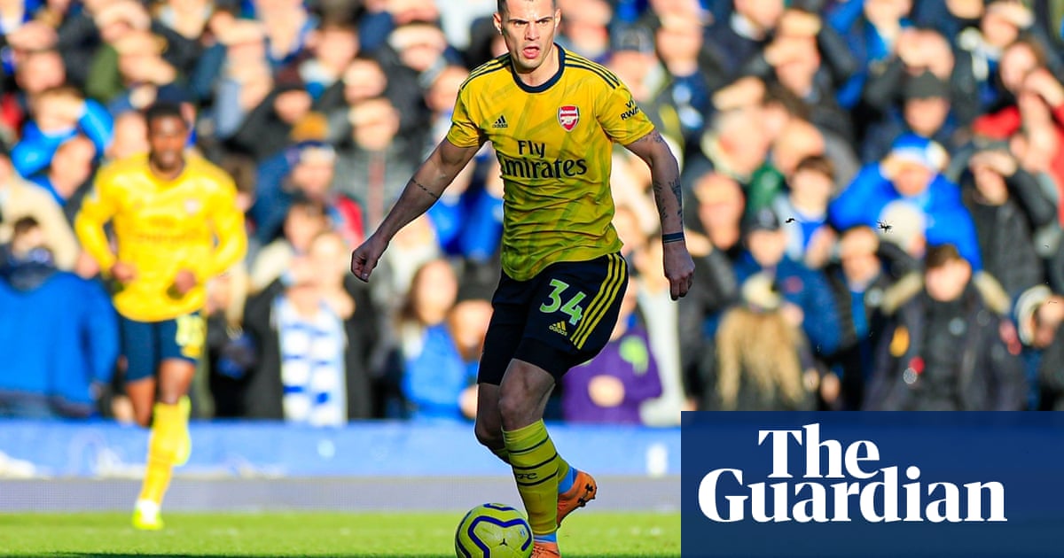 Mikel Arteta Tells Terrific Player Granit Xhaka His Future Lies With Arsenal Arsenal The Guardian