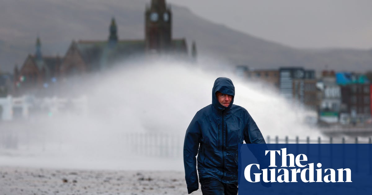 Storm Boelo: warnings in place in Scotland, Northern Ireland and north of England as high winds batter UK