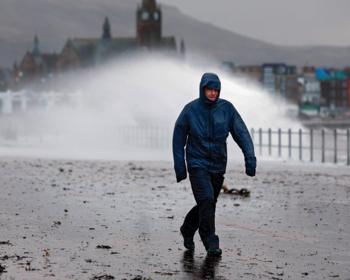 Storm Boelo: warnings in place in Scotland, Northern Ireland and north of England as high winds batter UK