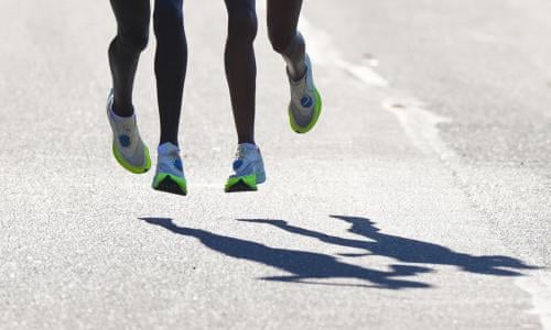 Battle of the super shoes: Nike under threat in London Marathon tech race |  London Marathon | The Guardian