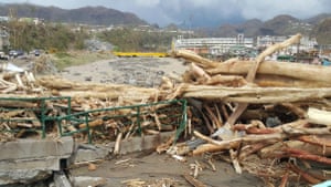 The first images from Dominica show the scale of the damage caused by Hurricane Maria.