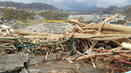 The first images from Dominica show the scale of the damage caused by Hurricane Maria.